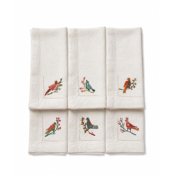 FOLK BIRDS NAPKIN (Set of 6)