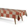 ALEX TABLECLOTH - Terracotta/Taupe - Tablecloth