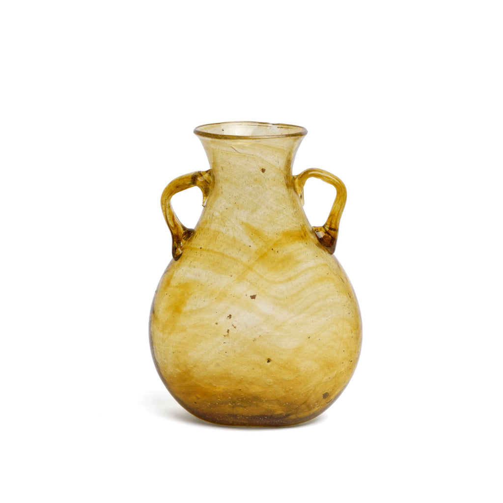 AMPHORA VASE - amber - glass