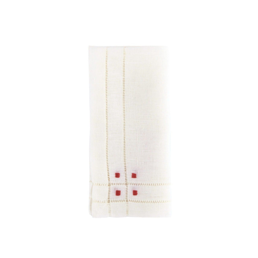 ART DECO NAPKIN - red - Napkin