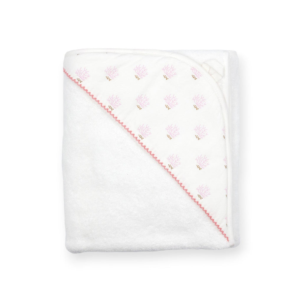 BABY TOWEL - Coral / pink - Towel