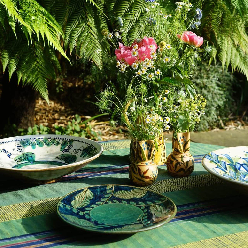 BIRDS ON TOUR PLATTER - pottery