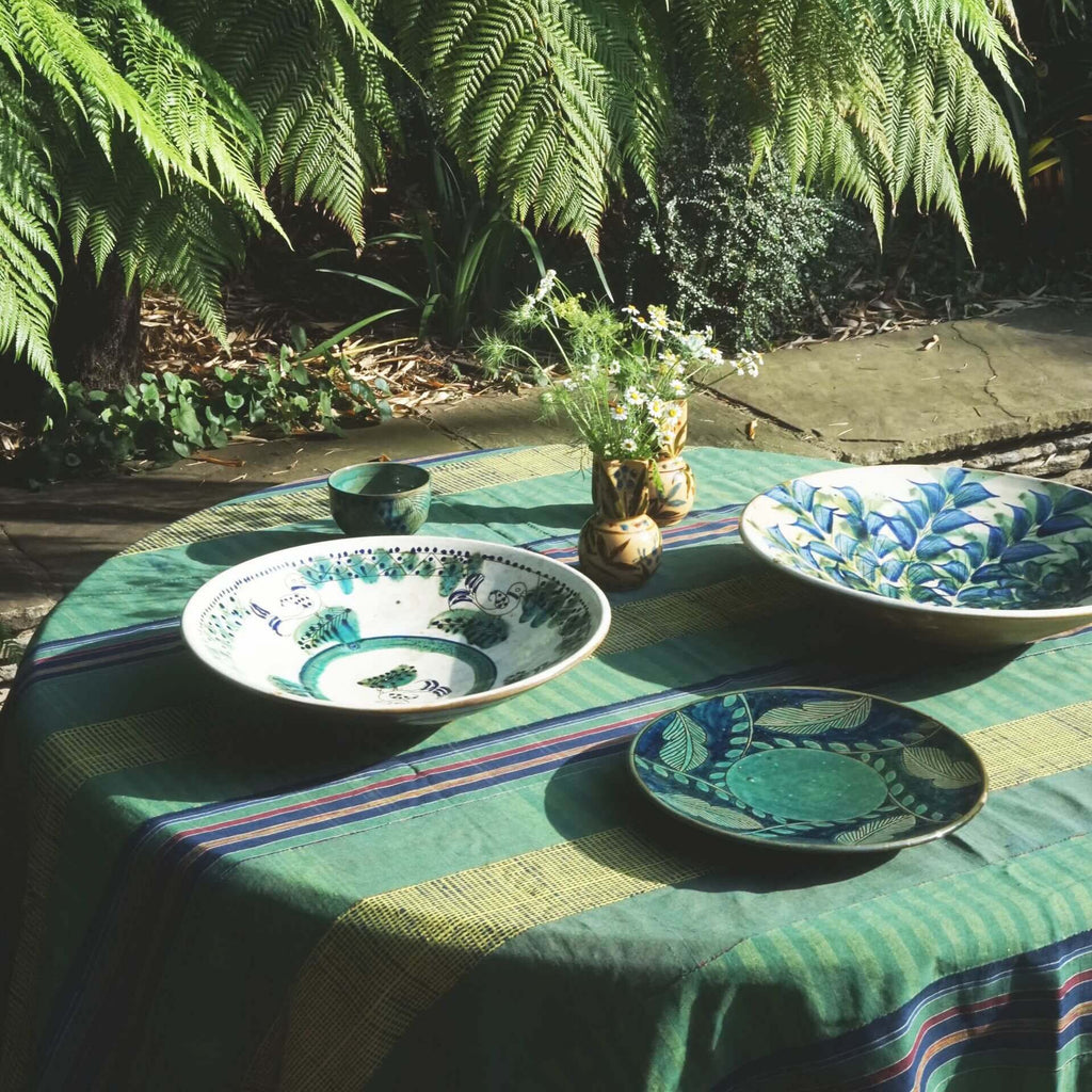 BIRDS ON TOUR PLATTER - pottery