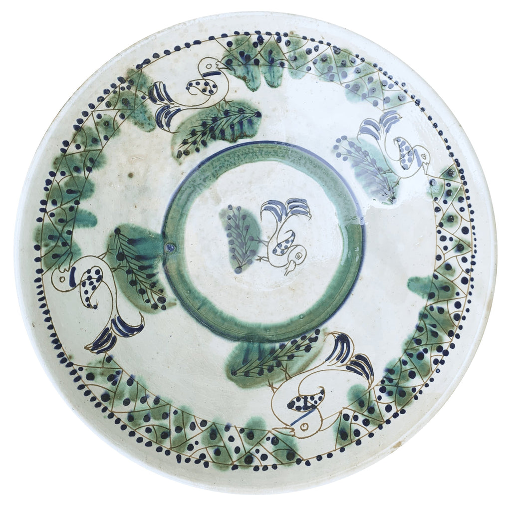 BIRDS ON TOUR PLATTER - pottery