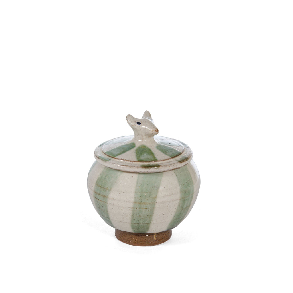 CIRCUS JAM JAR - green - pottery