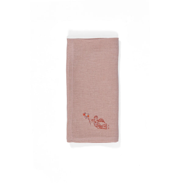 COPTIC ANGEL NAPKIN - pink - Napkin