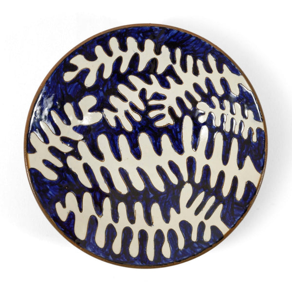 CORAL SERVING BOWL - pottery