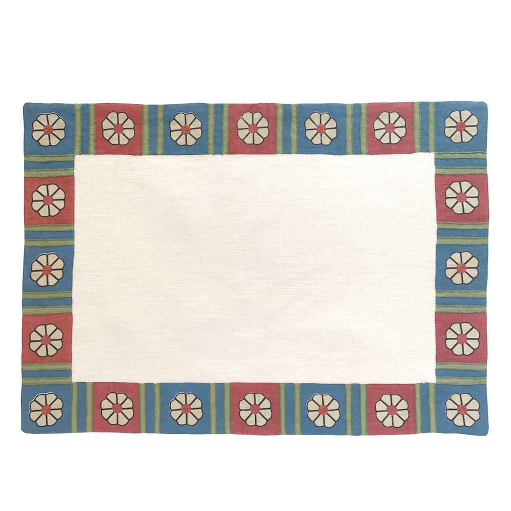 DAISY CHAIN PLACEMAT - deep blue - Placemats