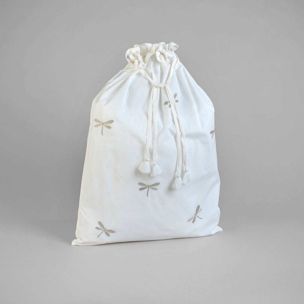 EMBROIDERED LAUNDRY BAG - Rania / grey - Bags