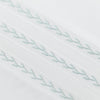 FEATHER STITCH BEDDING - Flat Sheet / King Size (275cm x 290cm) / teal - Bedding