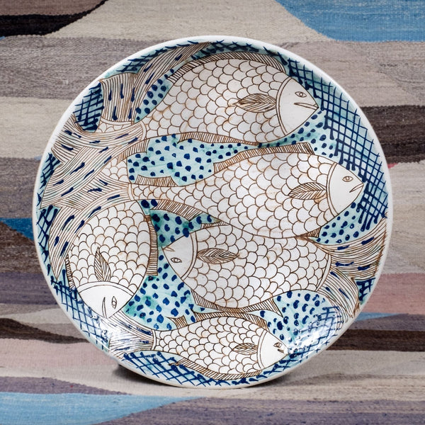 FISH ON TOUR II PLATTER - pottery