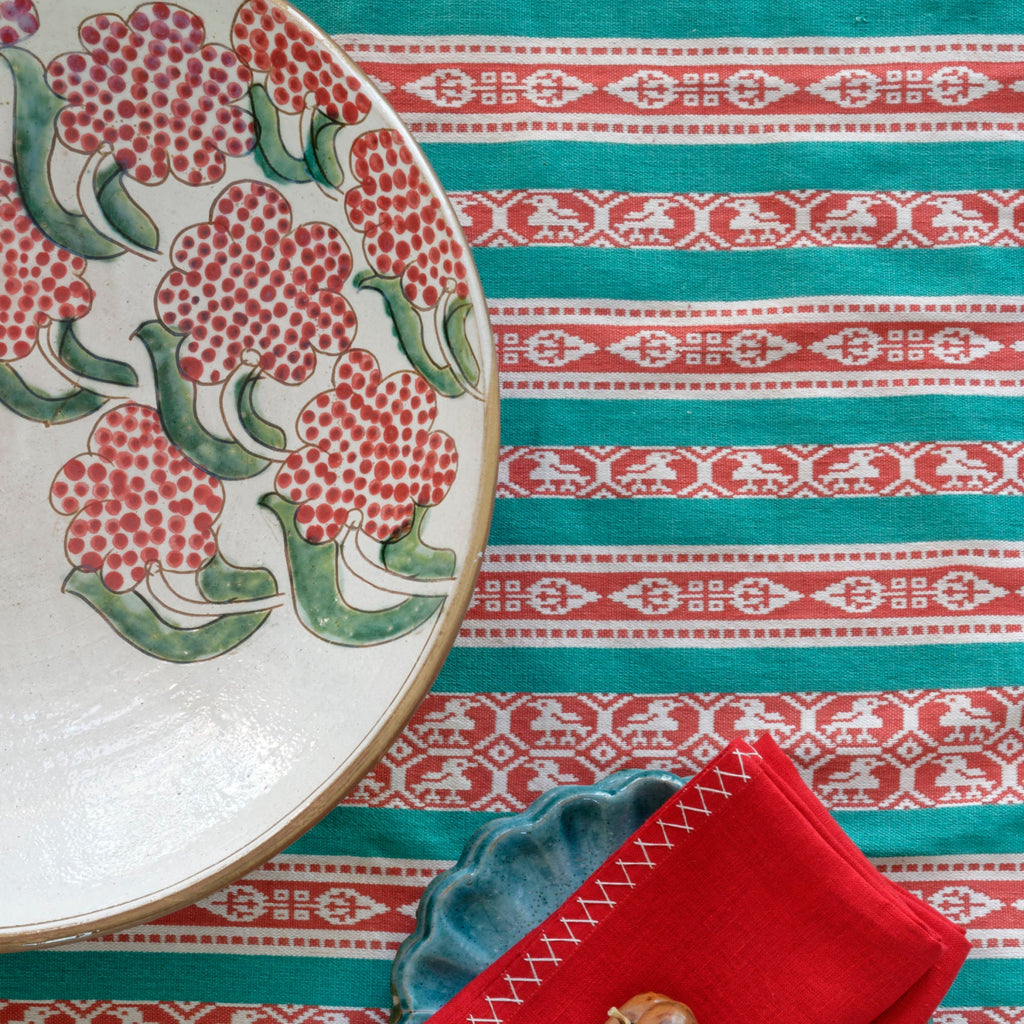 FLORA SERVING BOWL - pottery