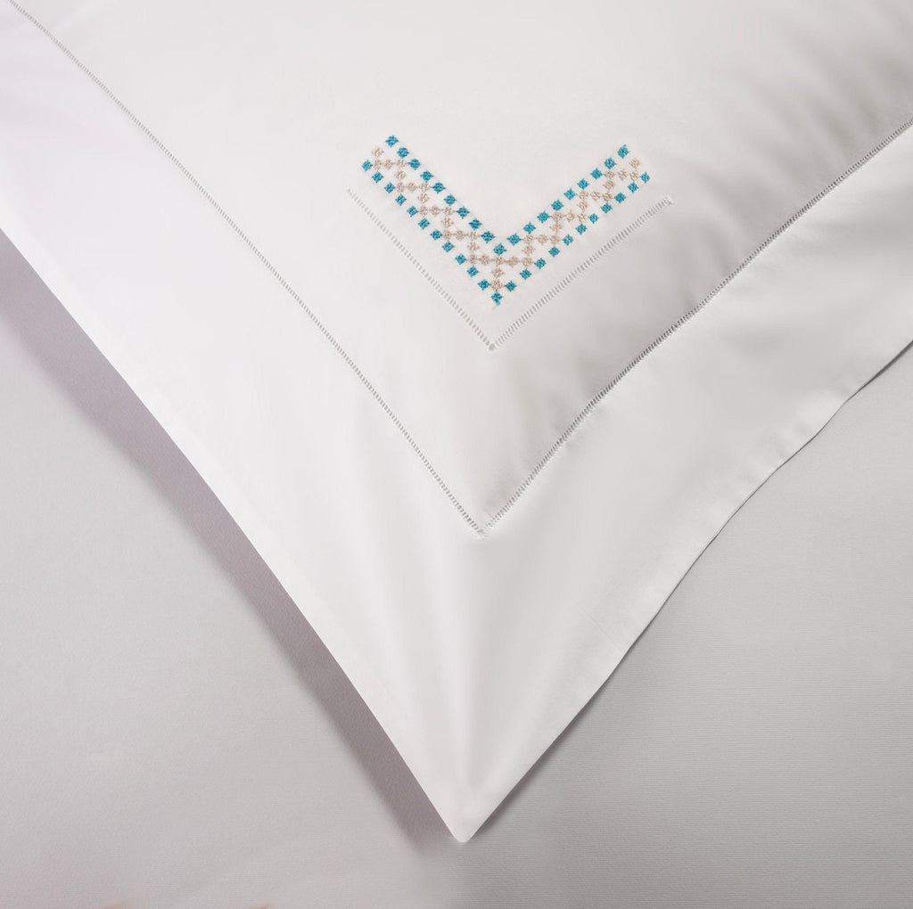 JERUSALEM BEDDING - Pillow Case / Large Square (80cm x 80cm) / turquoise - Bedding