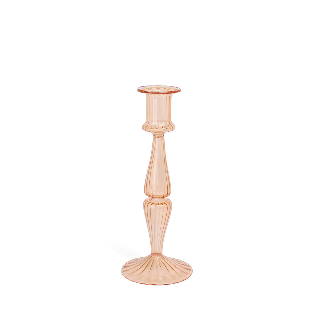 LUMINOUS CANDLEHOLDER - Champagne - glass