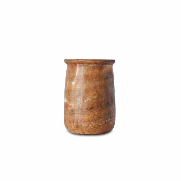 LUXOR CANDLE HOLDER - Alabaster