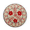 MENYA RED DINNER PLATE - pottery