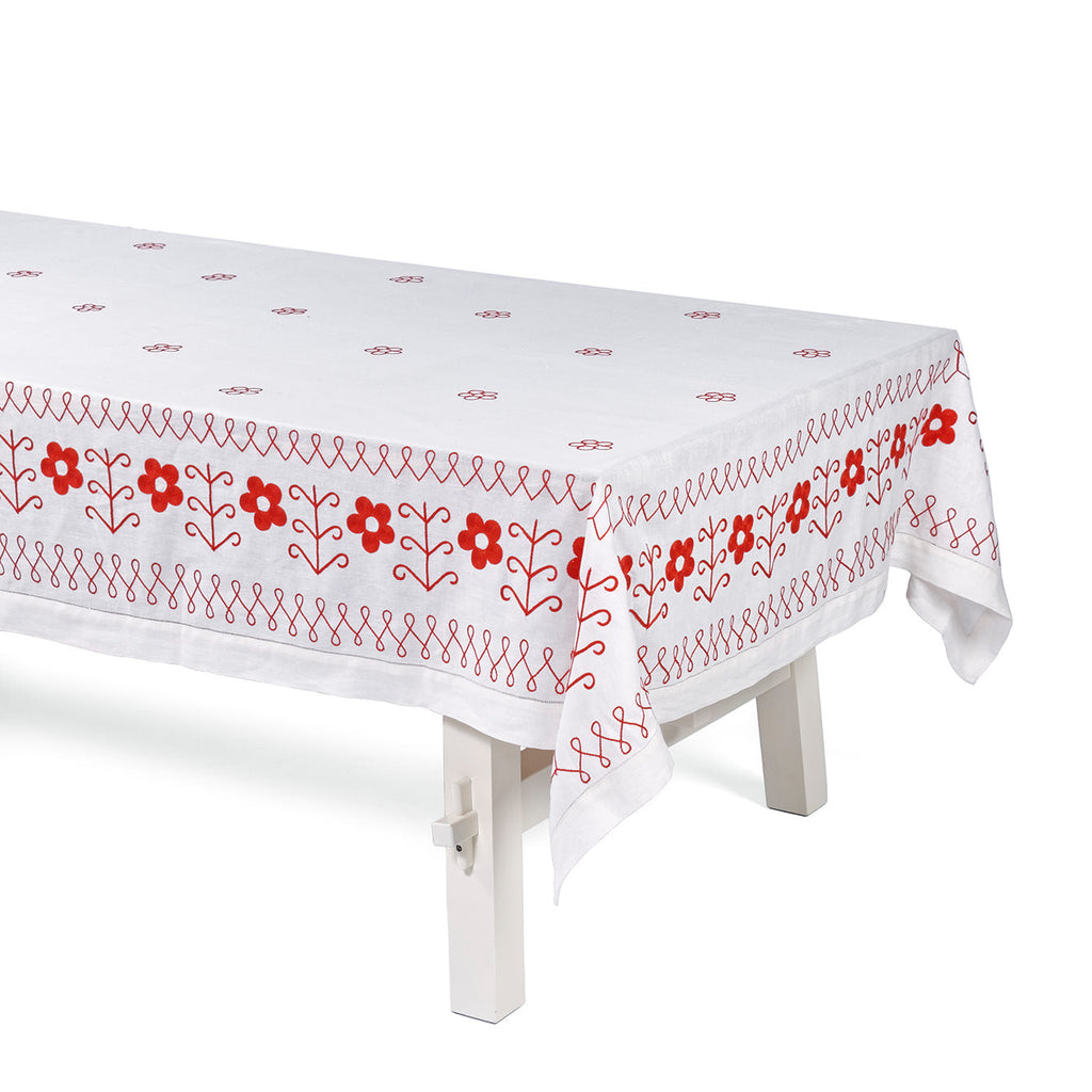 MENYA TABLECLOTH - red - Tablecloth