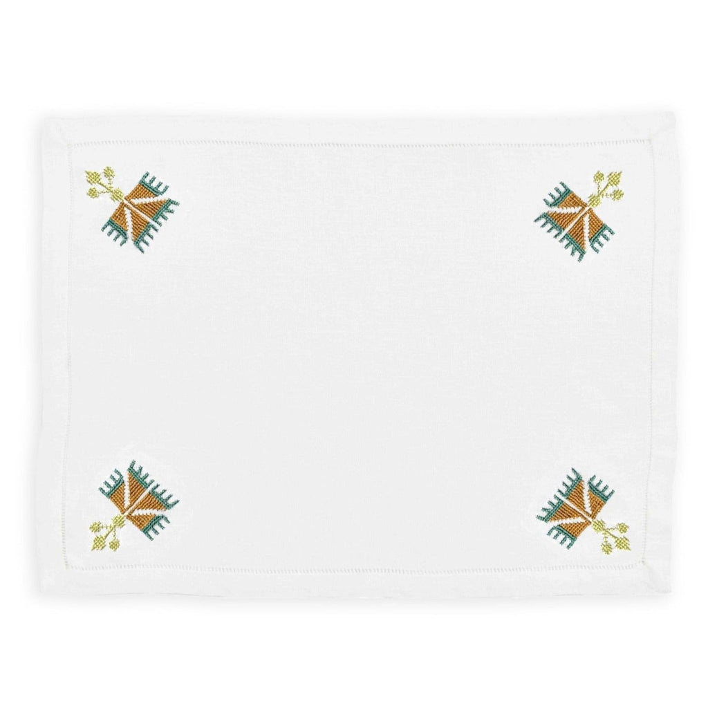 OTTOMAN CARNATION PLACEMAT - amber - Placemats