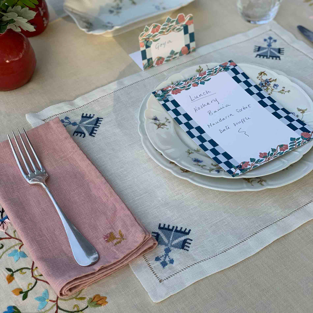 OTTOMAN CARNATION PLACEMAT - Placemats