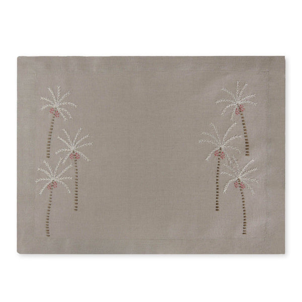 PALM TREE PLACEMAT - taupe - Placemats