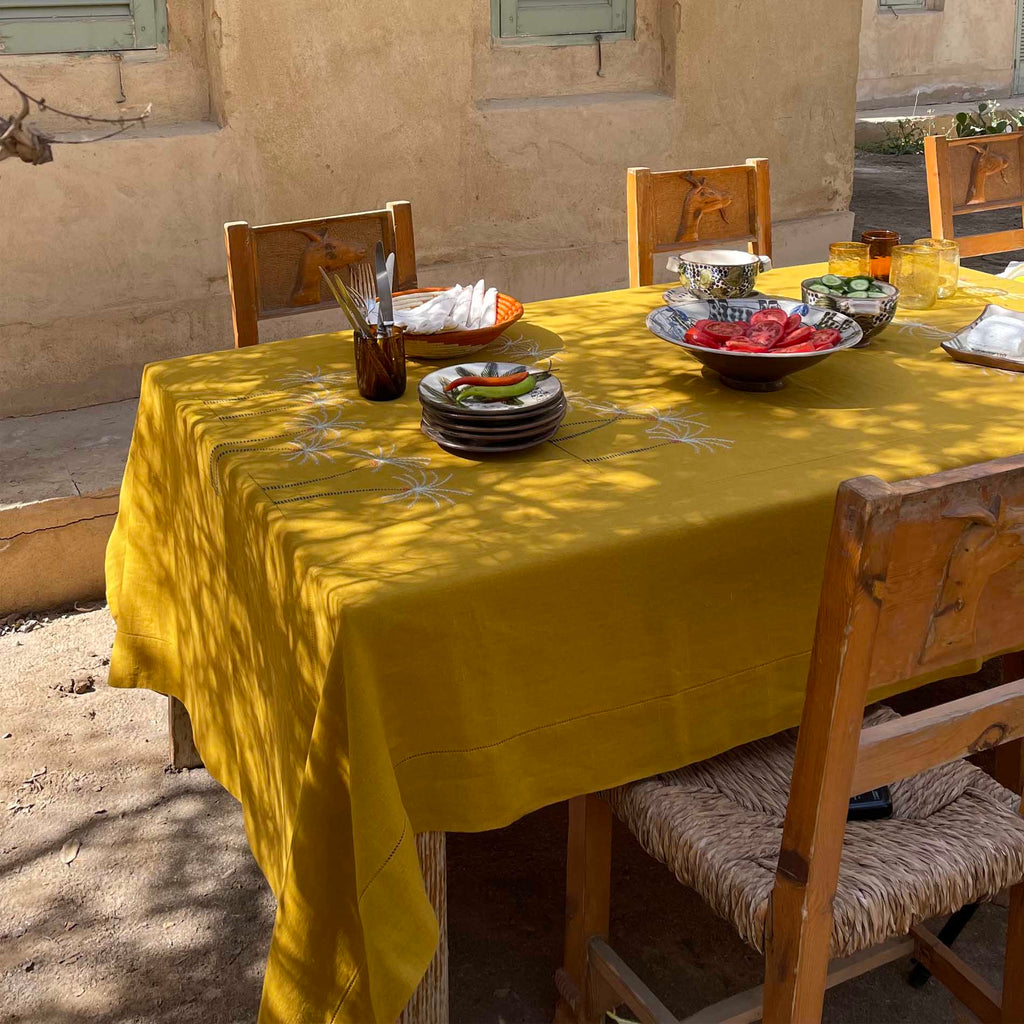 PALM TREE TABLECLOTH - Tablecloth