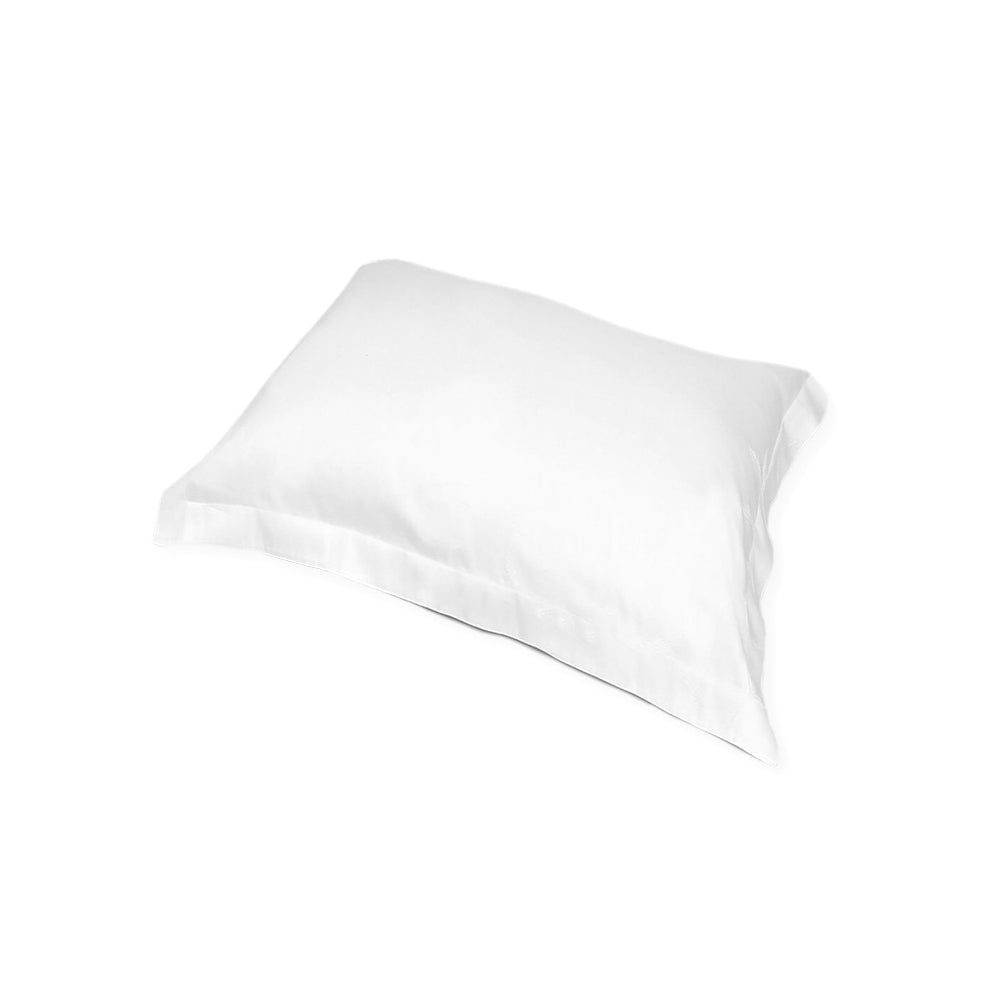 PLAIN WHITE BEDDING - Cushion Cover / Large - Oxford (66cm x 66cm + 8cm) set of two - Bedding