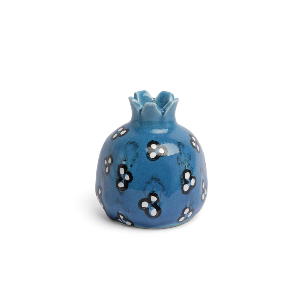 POMEGRANATE CANDLE HOLDER - pottery