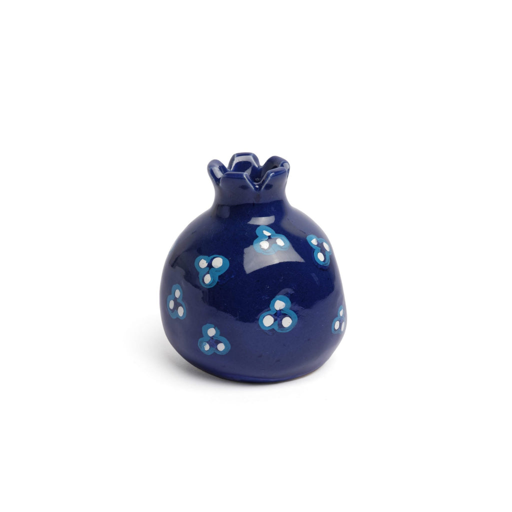 POMEGRANATE CANDLE HOLDER - pottery