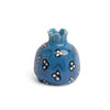 POMEGRANATE CANDLE HOLDER - turquoise - pottery