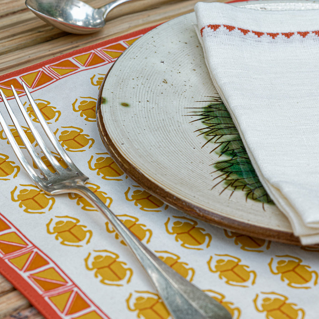 SCARAB PLACEMAT WITH BORDER - Placemats