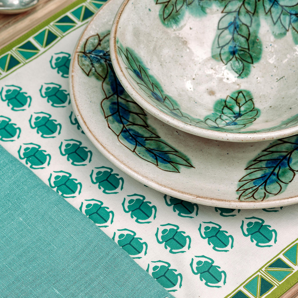 SCARAB PLACEMAT WITH BORDER - Placemats