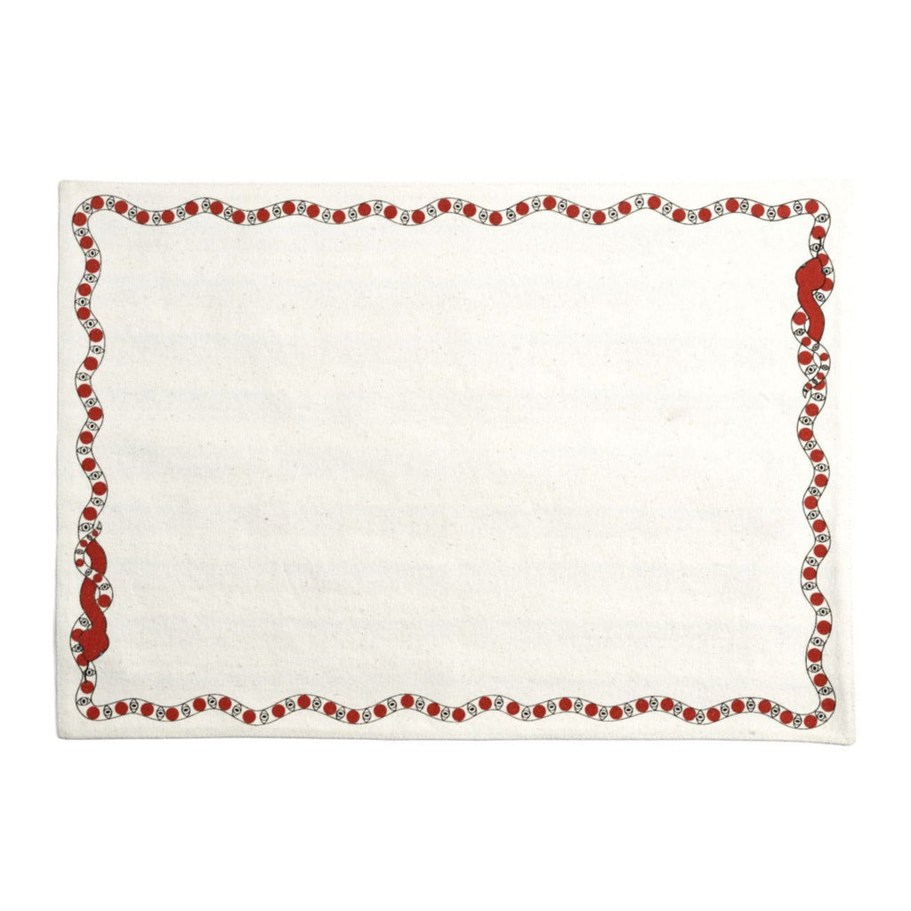 SERPENTINE PLACEMAT - red - Placemats