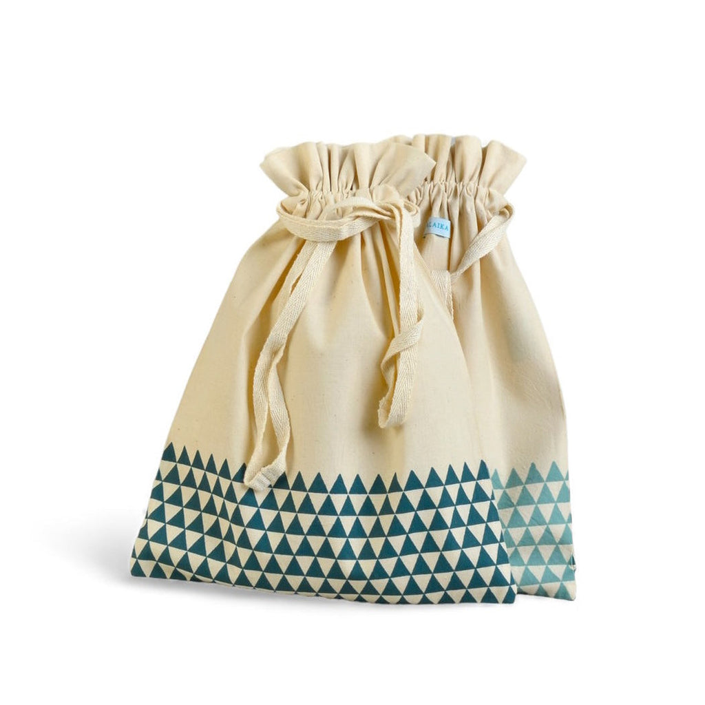 SHOE BAG - lapiz blue / turquoisee - Bags