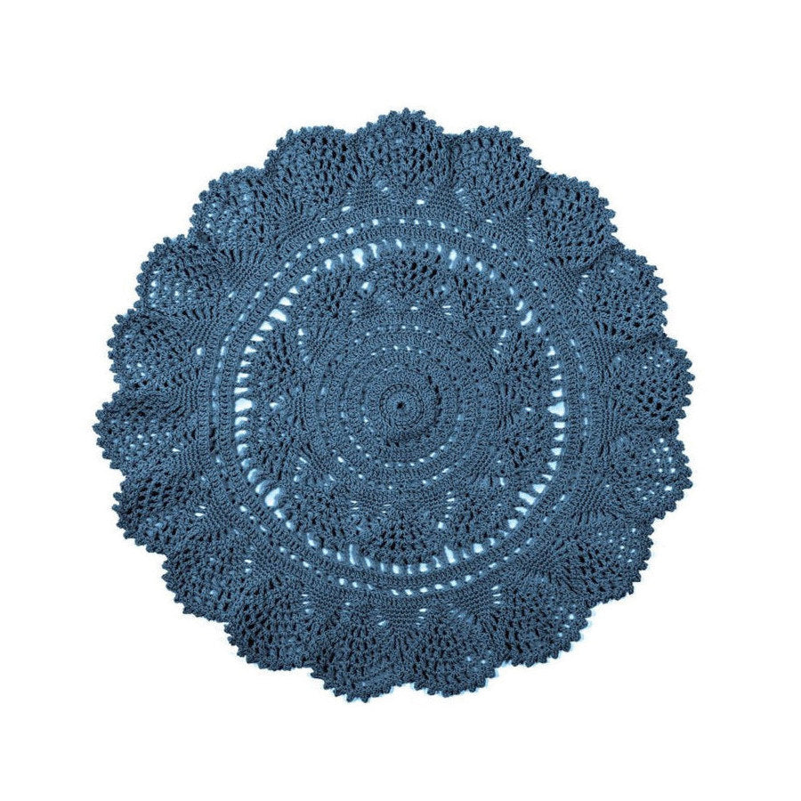 SILSILA ROUND PLACEMAT - blue - Placemats