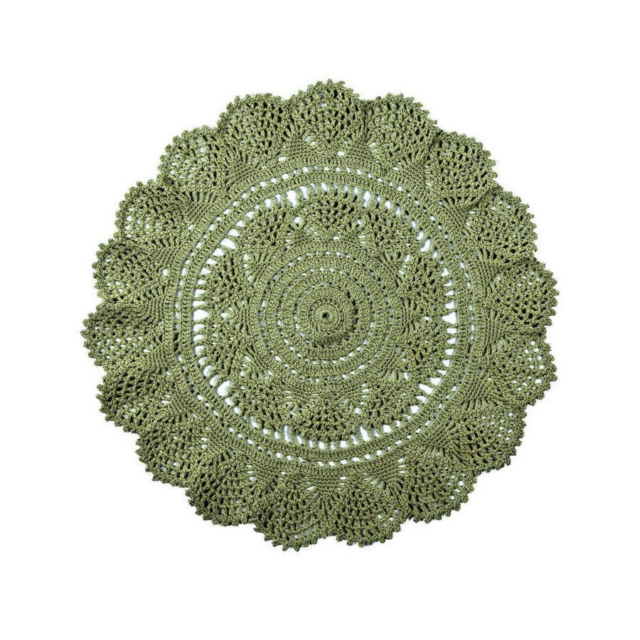 SILSILA ROUND PLACEMAT - green - Placemats