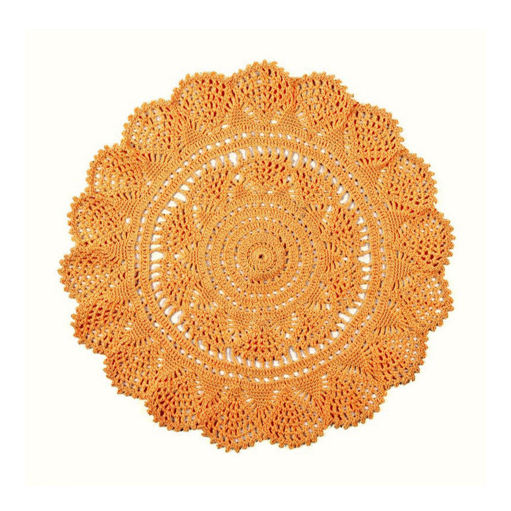 SILSILA ROUND PLACEMAT - orange - Placemats