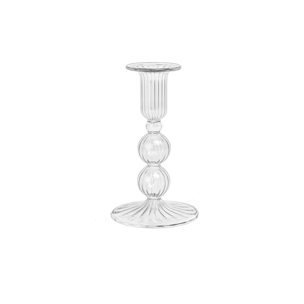 SPARK MEDIUM CANDLEHOLDER - Clear - glass