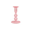 SPARK MEDIUM CANDLEHOLDER - Pink - glass