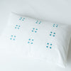 SQUARE AJOUR CUSHION COVER - turquoise / Square (40cm x 40cm) - Cushion