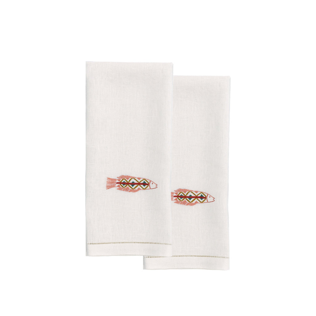 TILAPIA GUEST TOWELS (Set of 2) - blush - Guest Towels