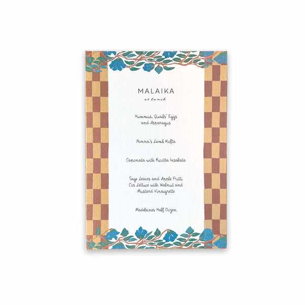 WISSA CARDS (Set of 6) - terracotta - stationery WISSA CARDS (Set of 6) - terracotta - stationery