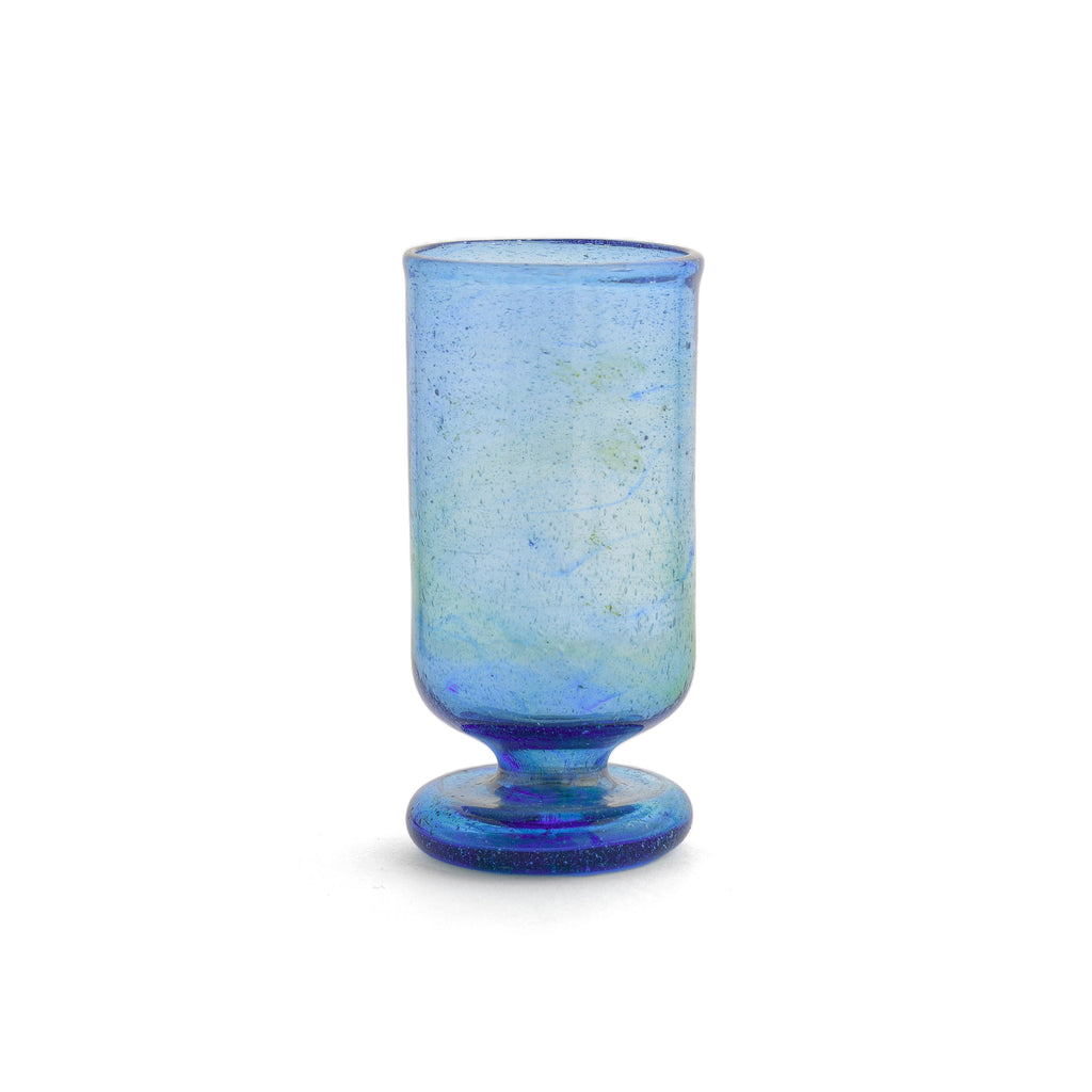 ZAZZY GOBLET LARGE - Blue - glass